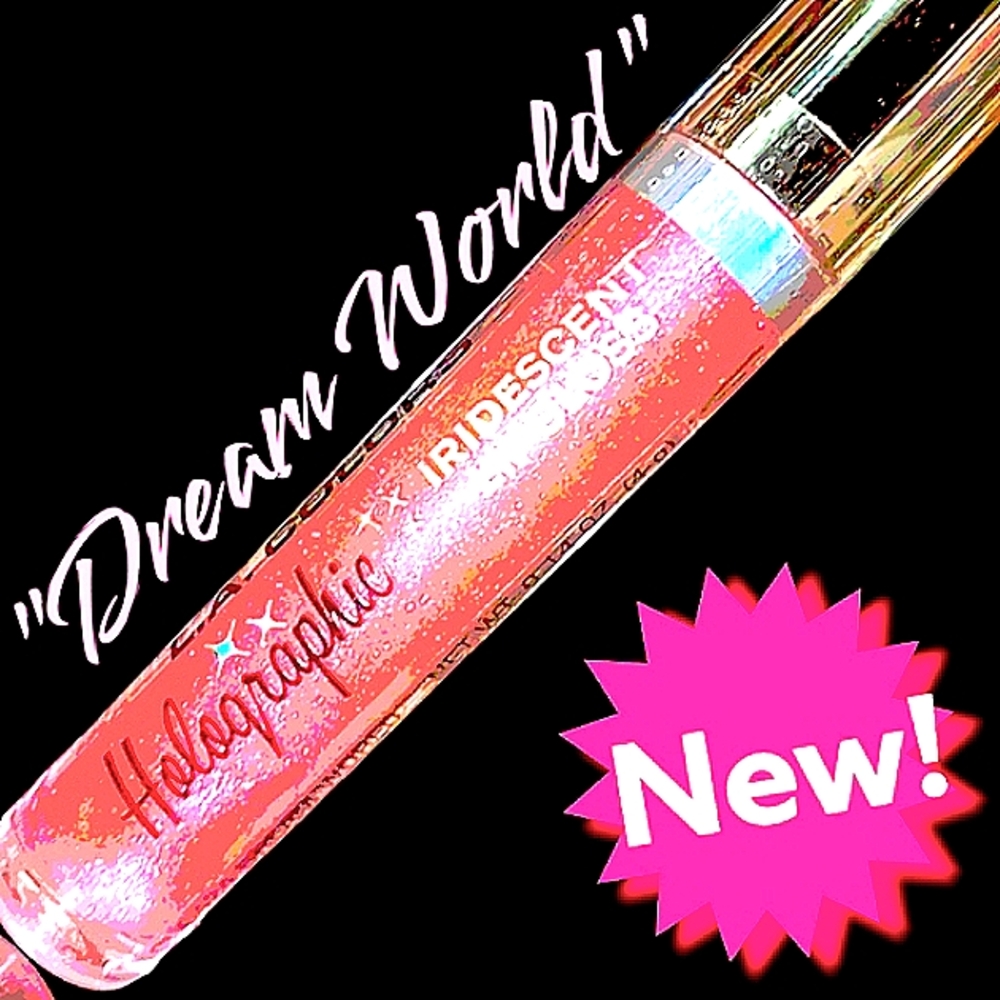 💕 Holographic Lip Gloss!! It's Gorgeous as a Topper